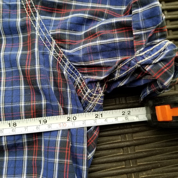 Ben Sherman Plaid Buttondown Short Sleeve - Picture 8 of 8